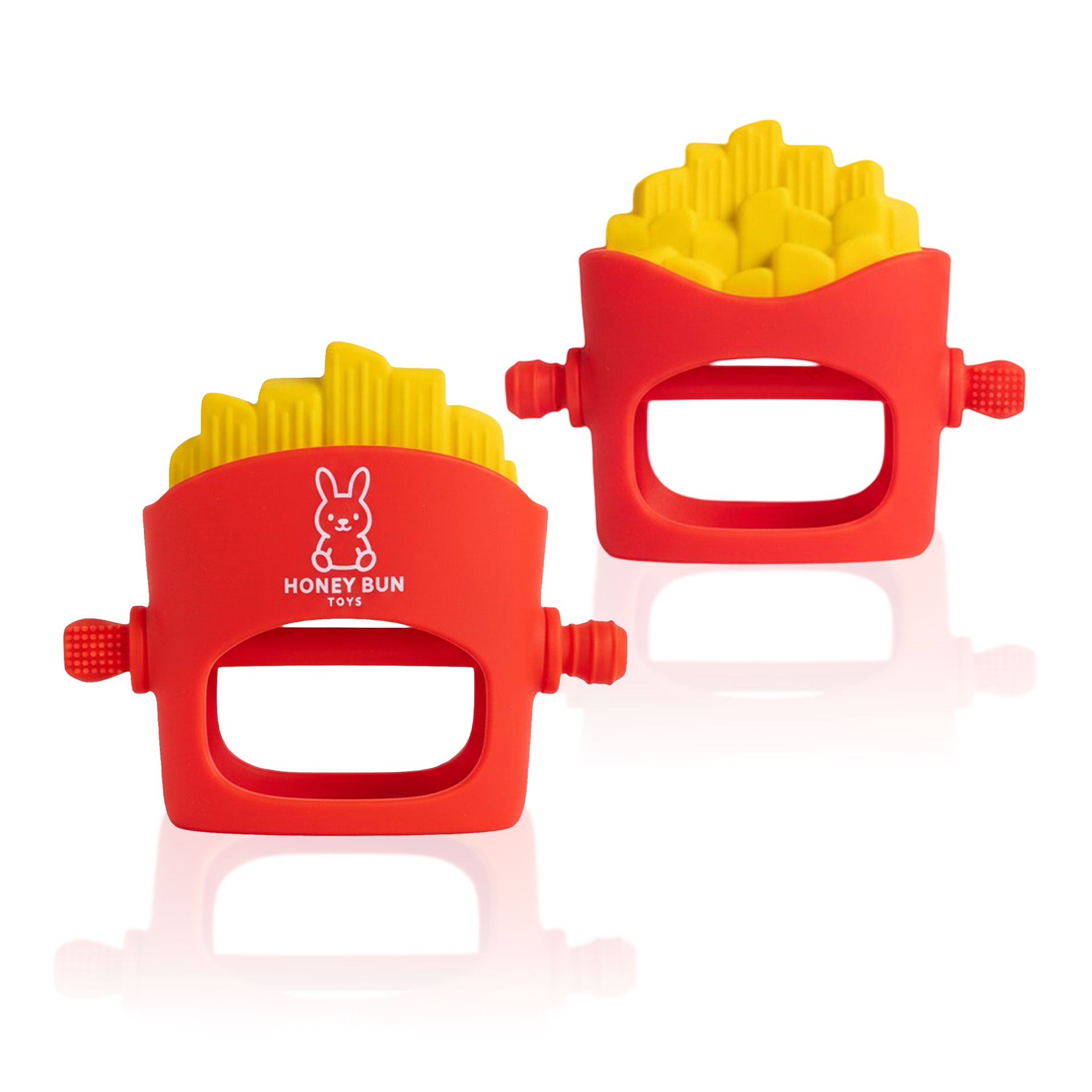 Honey Bun Toys NomNom Fries Silicone Teether